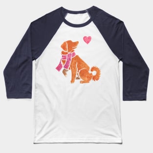 Watercolour Toller Baseball T-Shirt